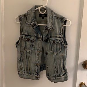 J. Crew women’s denim vest